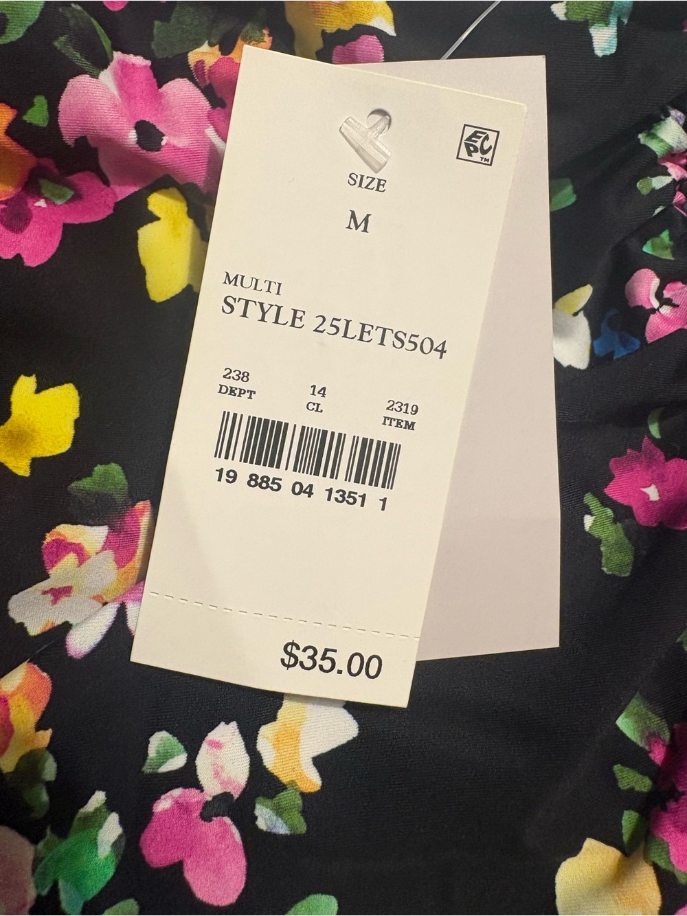 Lands’ End Floral Bikini Bottoms - Picture 3 of 4